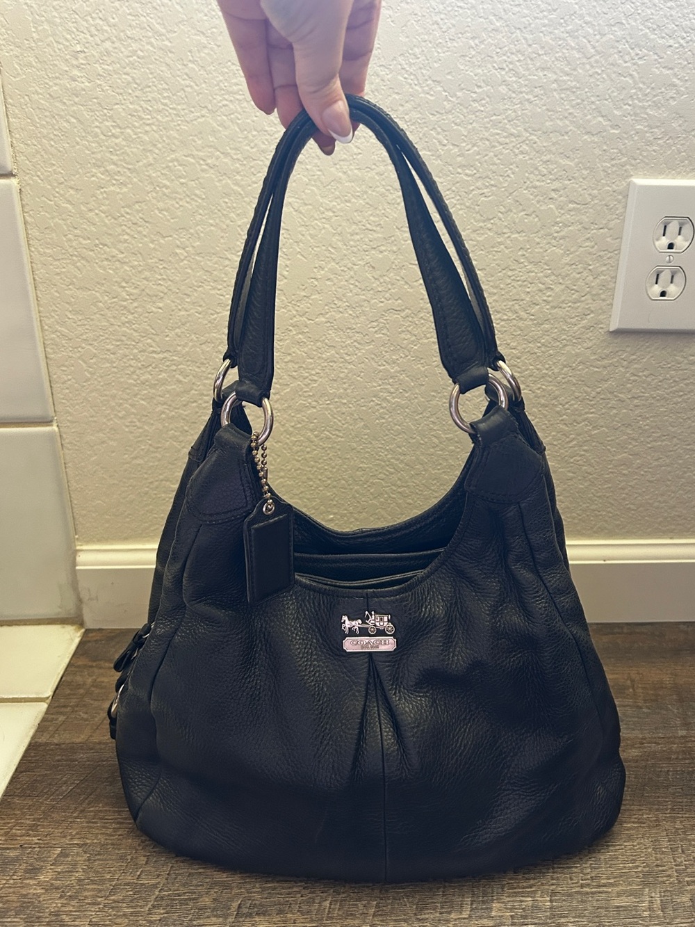 Coach Madison Maggie Leather Shoulder Bag